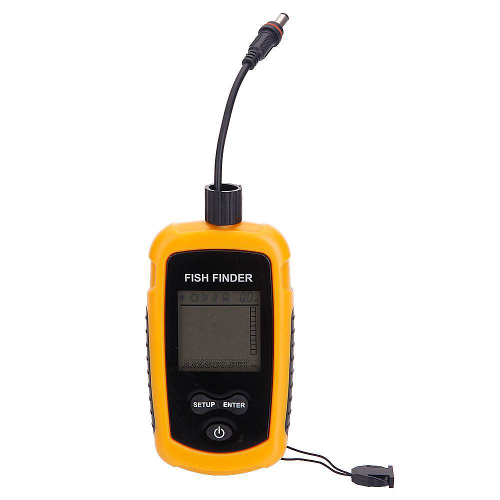 Fishing Depth Finder - Alarm 100M Draagbare Sonar Viszoekers Sonar