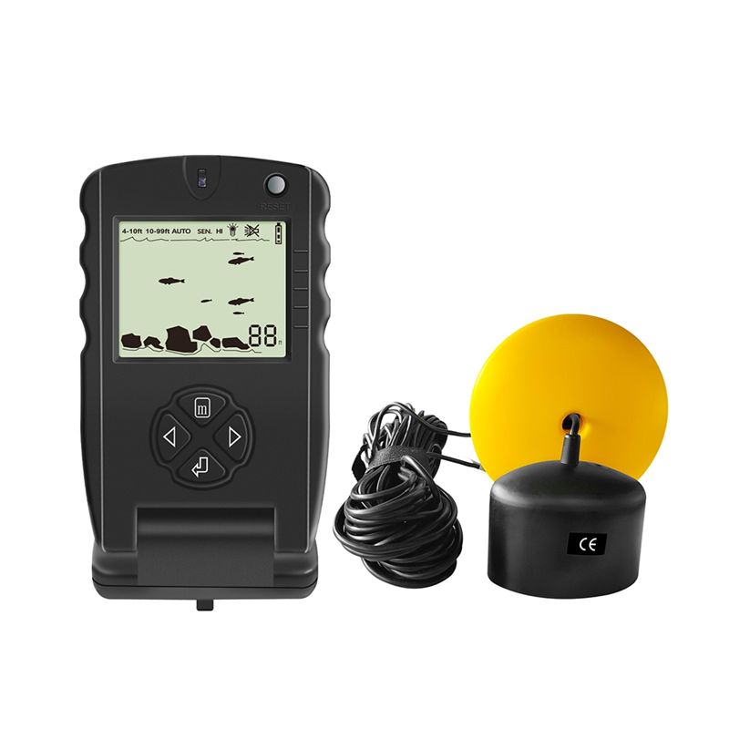 Nieuwe draagbare viszoeker, ij - Fishing Depth Finder recensie en prijs