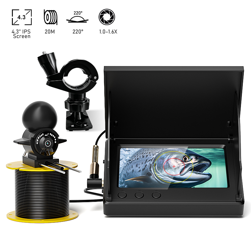 4,3'' LCD draagbare viszoeker, - Fishing Depth Finder recensie en prijs