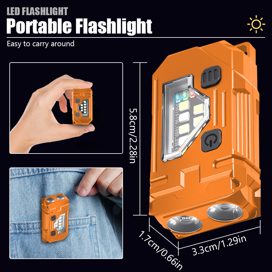 Mini-sleutelhanger EDC-zaklamp - Fishing Light recensie en prijs