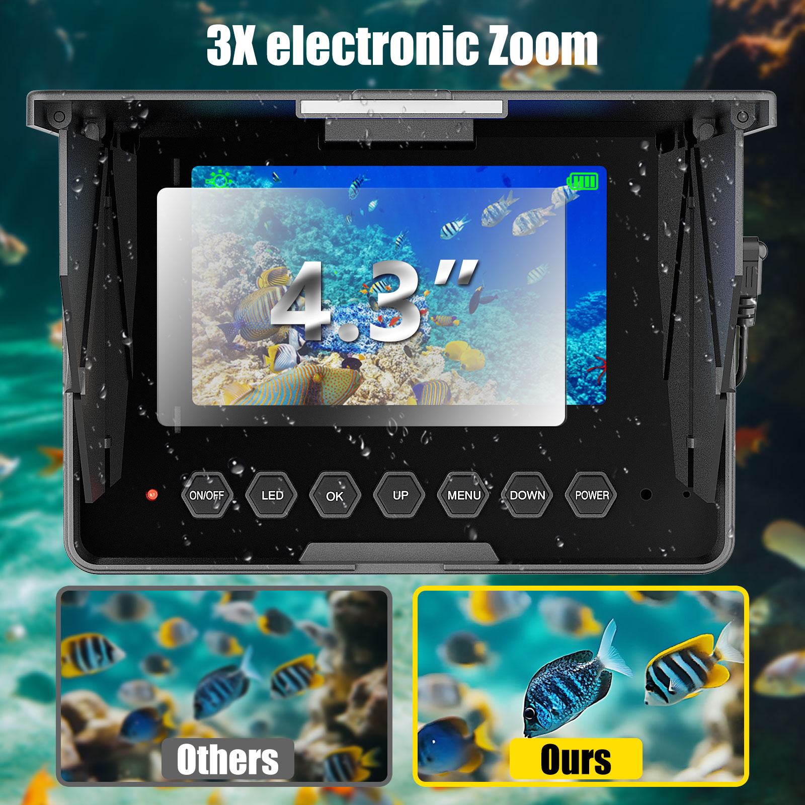 Onderwaterviscamera - 15/30/50 - Fish Finder Battery recensie en prijs