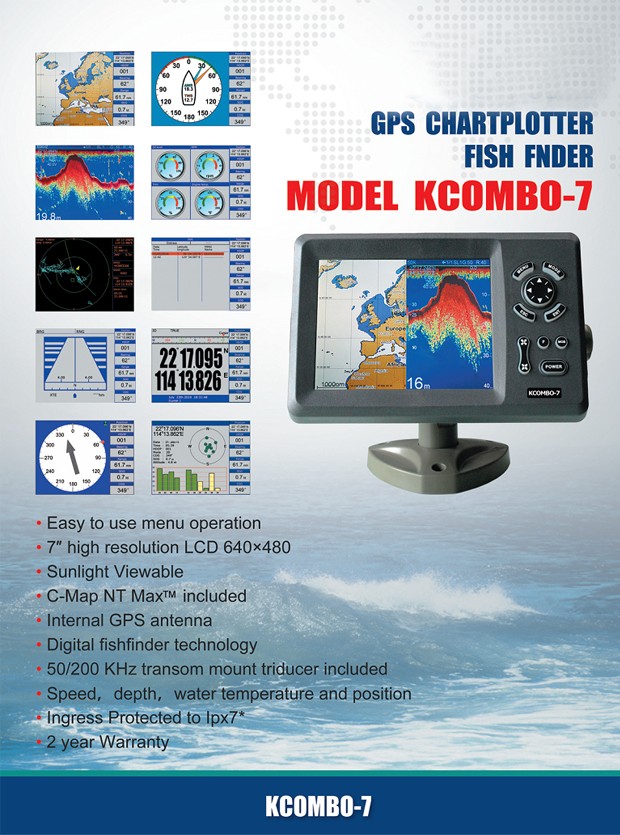 Kcombo-7 7 inch ONWA GPS-plott - Fish Finder Gps recensie en prijs