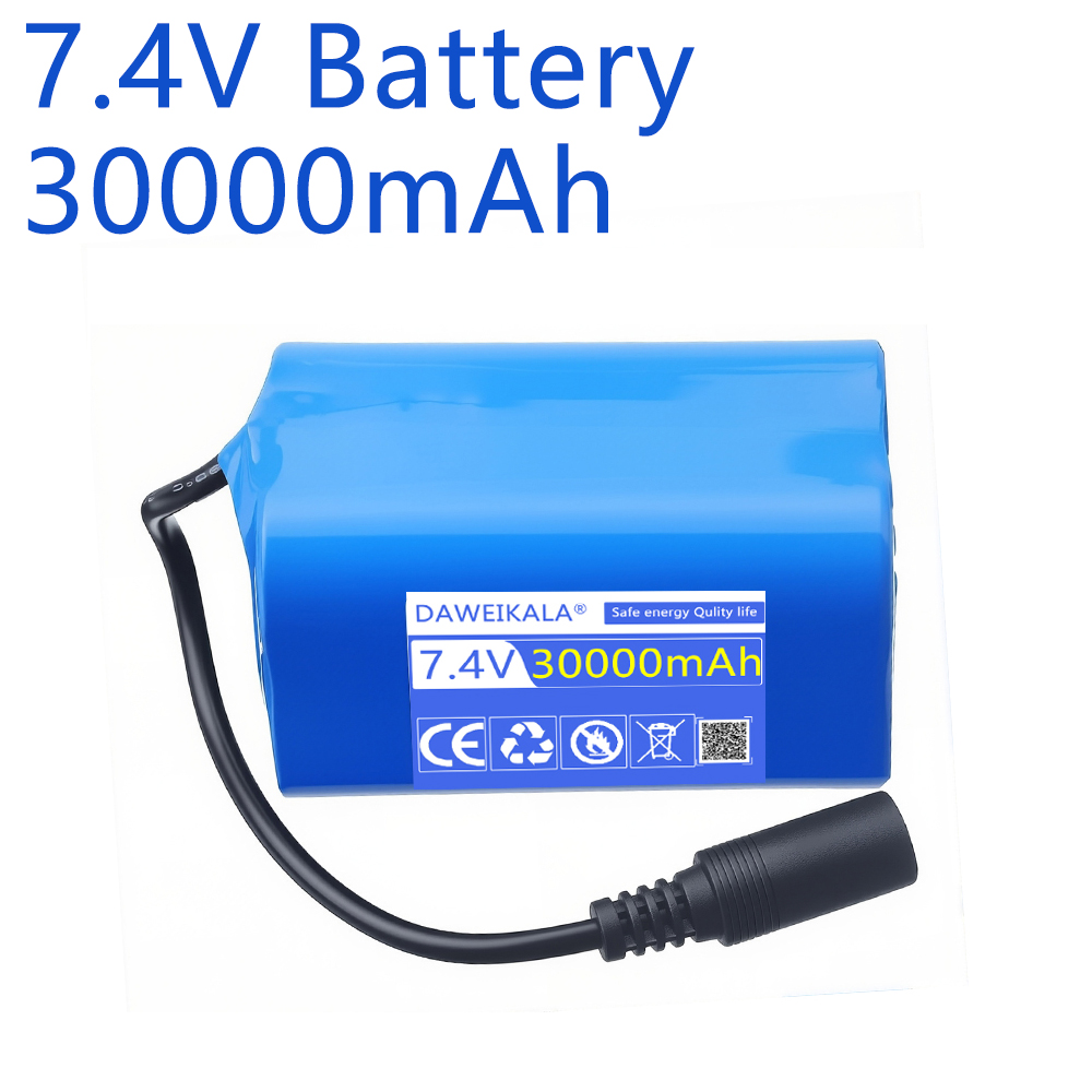 7.4V 30000mAh Batterij met USB - Fish Finder Charger recensie en prijs