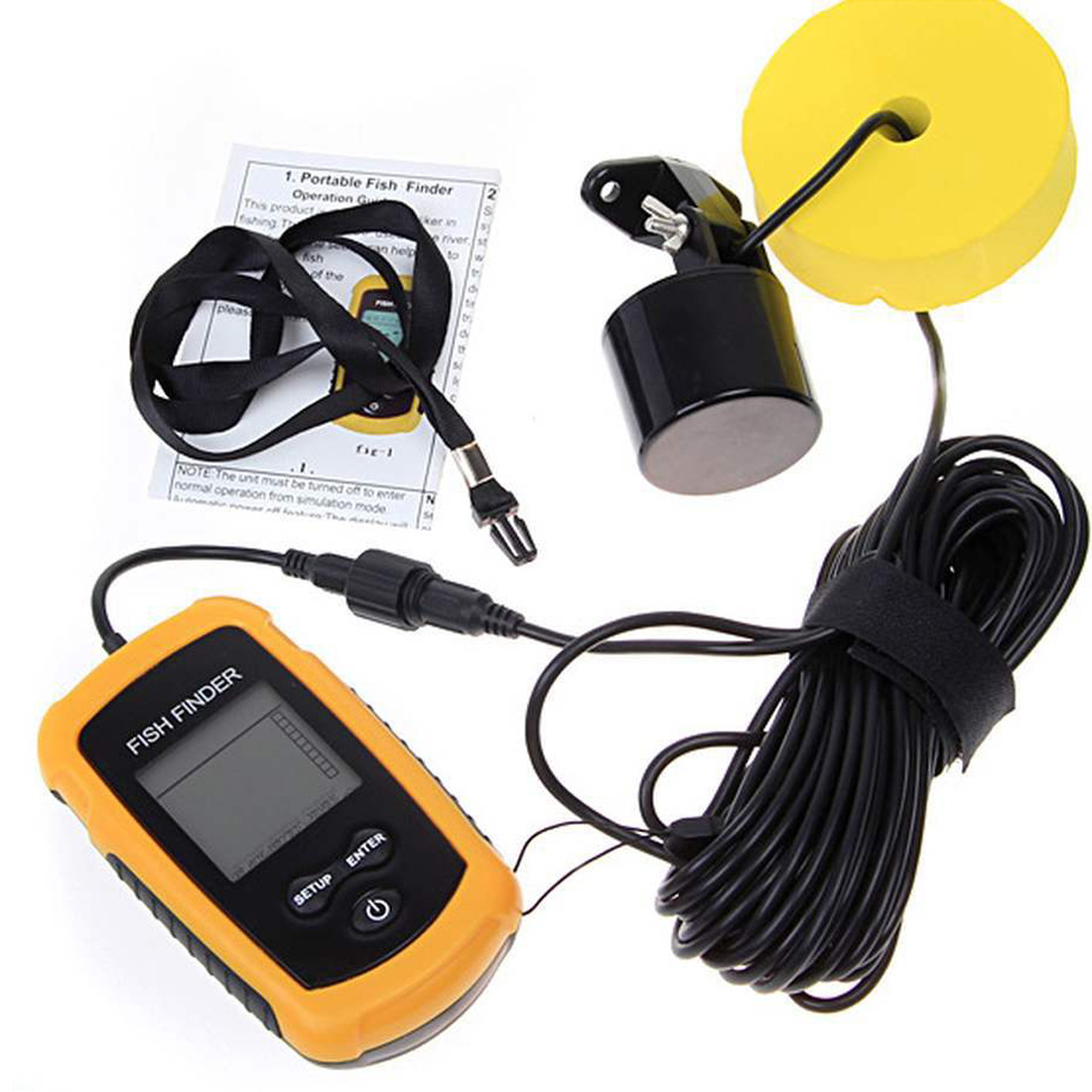 Alarm 100M Draagbare Sonar Vis - Fishing Depth Finder recensie en prijs