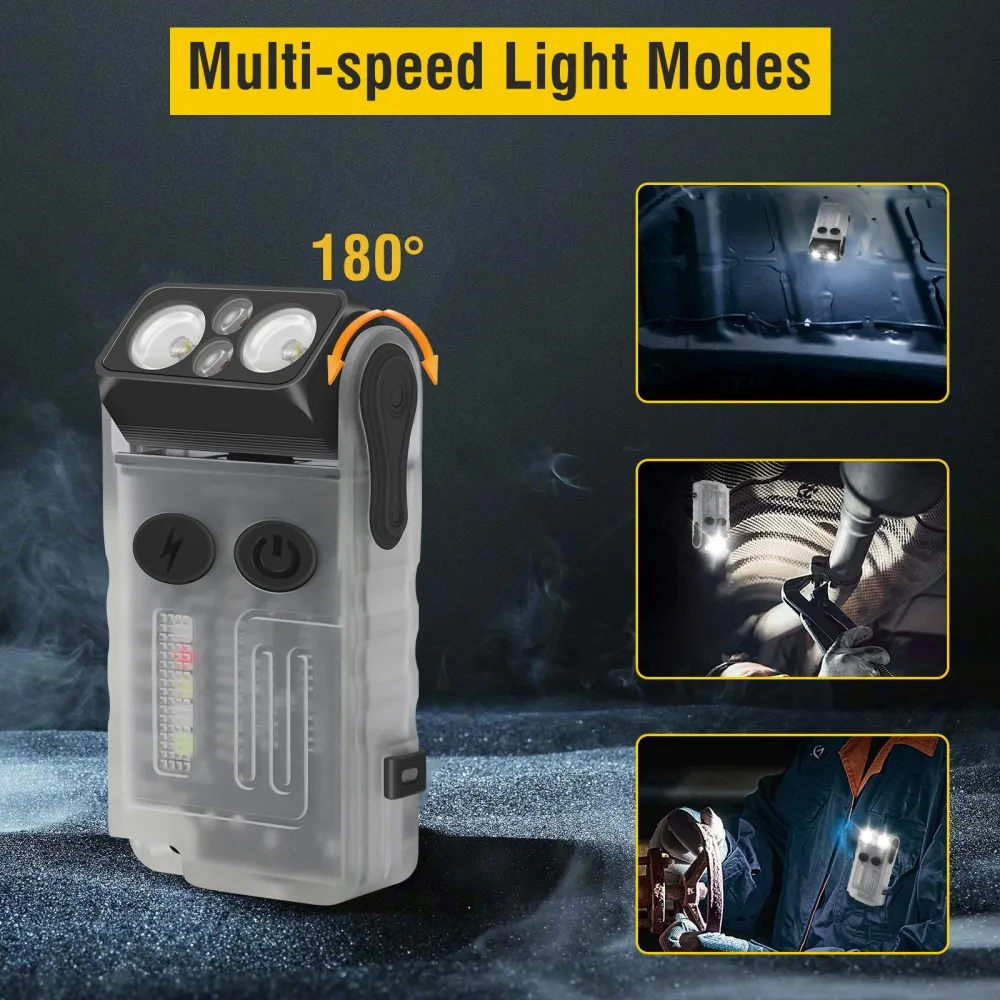 BORUiT V20 Zoemer EDC LED-sleu - Fishing Light recensie en prijs