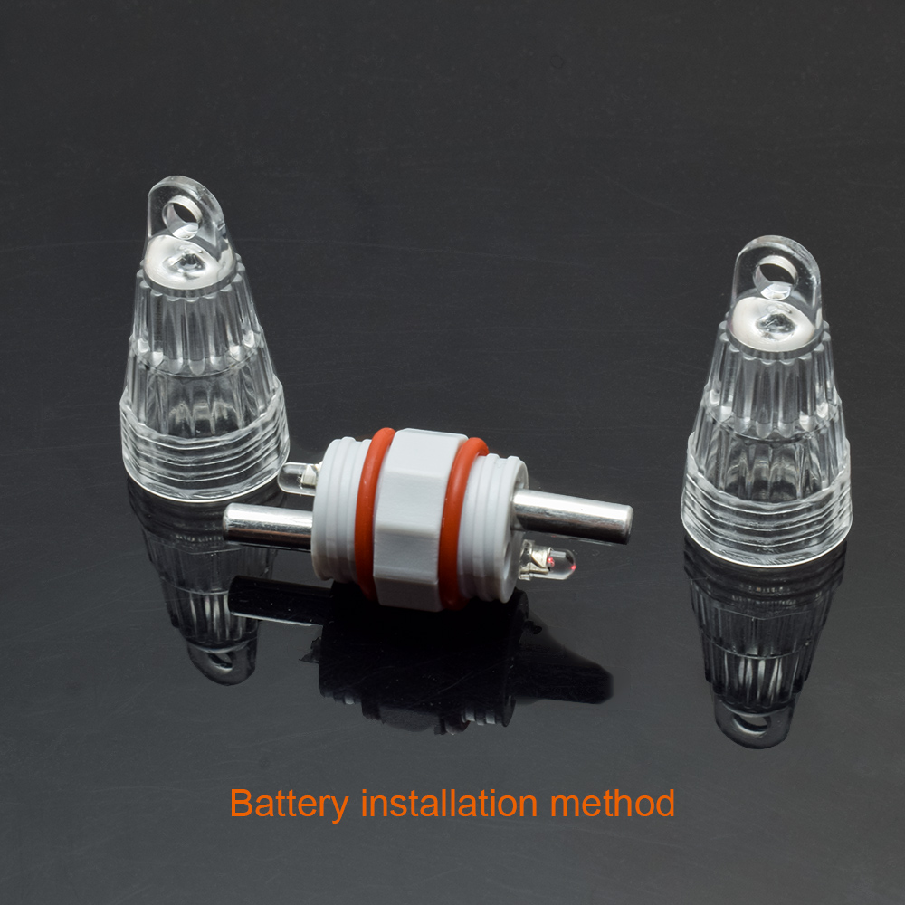 1 PC LED-vislamp zonder batter - Fish Finder Battery recensie en prijs
