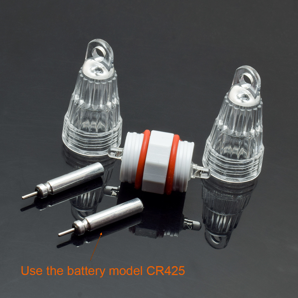 1 PC LED-vislamp zonder batter - Fish Finder Battery recensie en prijs