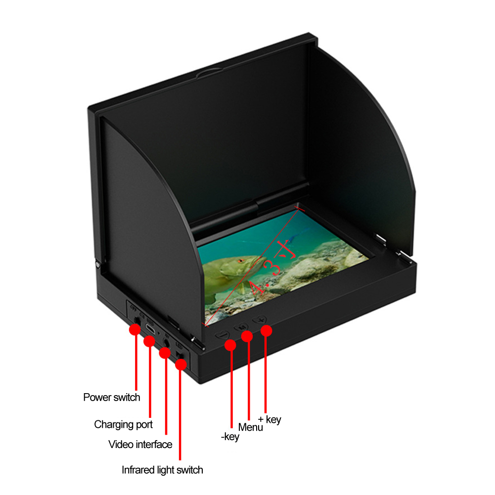 4,3 inch HD-scherm viszoeker m - Fishing Depth Finder recensie en prijs
